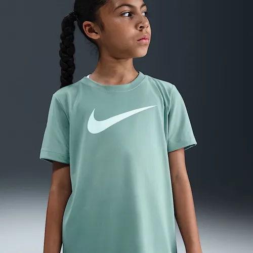 Nike Legend Big детские Dri-FIT футболка цвет зеленый