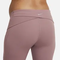 Nike Zenvy (M) жіноча Gentle-Support З високою талією 7/8 лосіни з кишенями(Maternity) колір фіолетовий