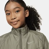Nike Sportswear Windrunner Big детские (Girls') Loose Куртка цвет зеленый