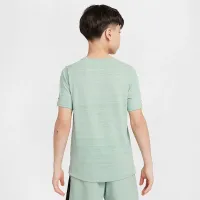 Nike Dri-FIT Miler Big детские (для мальчиков) тренировочные Top цвет зеленый