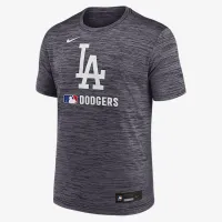Los Angeles Dodgers Authentic Collection Velocity мужские Nike Dri-FIT MLB футболка цвет черный