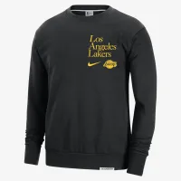 Los Angeles Lakers Standard Issue мужские Nike Dri-FIT NBA Crew-Neck свитшот цвет черный