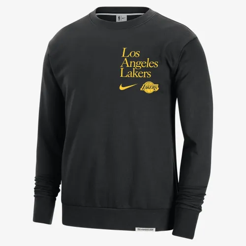 Los Angeles Lakers Standard Issue чоловічі Nike Dri-FIT NBA Crew-Neck світшот колір чорний