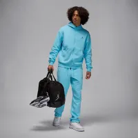Nike Jordan Sport Hoop Fleece мужские Dri-FIT Full-Zip Толстовка с капюшоном синий