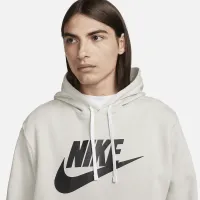 Nike Sportswear Club Fleece Men's Graphic Pullover Толстовка з капюшоном Grey