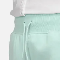 Nike Sportswear Phoenix Fleece женская С высокой Талией Loose шорты цвет зеленый