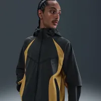Nike Tech чоловічі Dri-FIT Woven Color-Block Windrunner оверсайз Куртка колір сірий