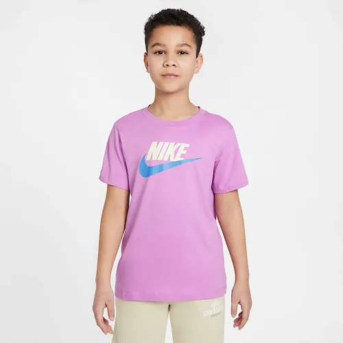 Nike Sportswear Big дитячі футболка колір фіолетовий