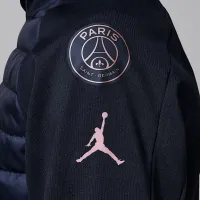 Nike Paris Saint-Germain Academy Winter Warrior Big дитячі Jordan Therma-FIT Soccer Drill Top колір чорний