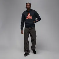 Nike Jordan AJ5 мужские Fleece Pullover Толстовка с капюшоном цвет черный
