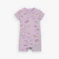 Nike E1D1 Baby Short Sleeve Short Coverall цвет фиолетовый