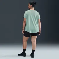 Nike Dri-FIT жіноча футболка (великі розміри) колір зелений