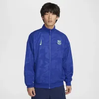 FC Barcelona Strike Third мужские Nike Dri-FIT Soccer Anthem Куртка синий