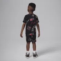 Nike Jordan 23 Little дитячі 2-Piece шорти комплект колір чорний