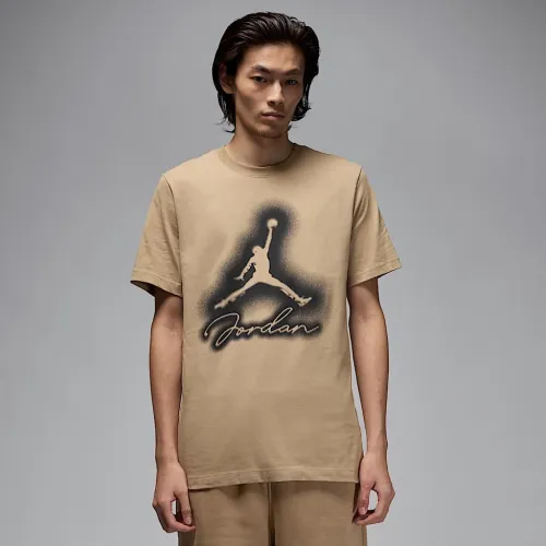 Nike Jordan Flight MVP чоловічі футболка колір коричневий