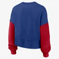 New York Giants женская Nike NFL Pullover Crew синий