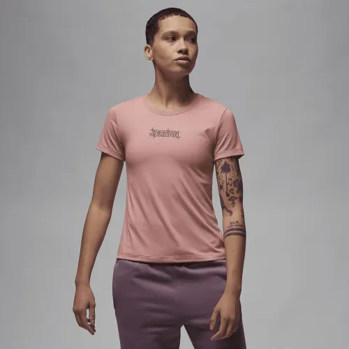 Nike Jordan жіноча Slim Graphic футболка Pink