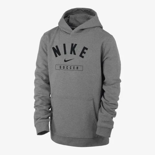 Nike Soccer Big дитячі (для хлопчиків) Pullover Толстовка з капюшоном колір сірий