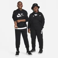 Nike Club Fleece Big дитячі Joggers (Extended Size) колір чорний