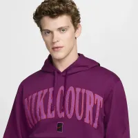 NikeCourt Heritage чоловічі Dri-FIT Fleece Tennis Толстовка з капюшоном колір червоний