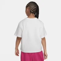 Nike Sportswear Big дитячі (Girls') Boxy футболка колір білий