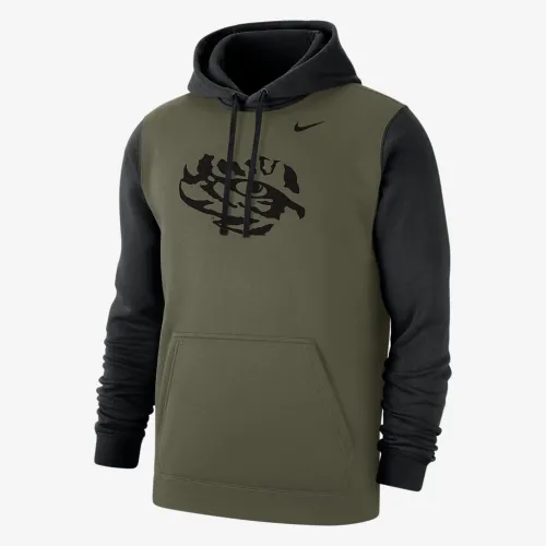 LSU Olive Pack чоловічі Nike College Толстовка з капюшоном колір коричневий