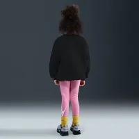 Nike Little детские оверсайз Crew Top цвет черный
