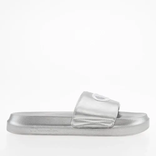 Шлёпанцы Champion Miami Platform S11561-EM007 - Серебряные