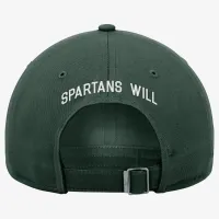 Michigan State Nike College Adjustable Cap колір зелений