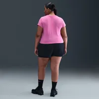 Nike Sportswear Chill Knit жіноча Cropped футболка (великі розміри) Pink
