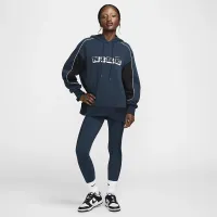 Nike One Wrap женская С высокой Талией 7/8 лосины синий