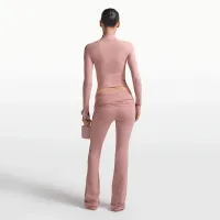 NikeSKIMS Matte женская Mock-Neck Full-Zip Куртка цвет красный