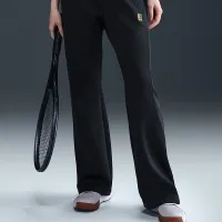 NikeCourt Heritage Windrunner женская Mid-Rise Tennis Pants цвет черный