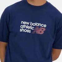 Футболка New Balance MT41524NNY - Синяя