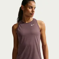 Nike Dri-FIT жіноча тренувальні Tank колір фіолетовий