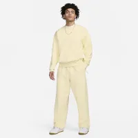 Nike Solo Swoosh чоловічі Open-Hem Fleece Pants колір коричневий