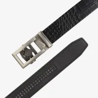 Nike чоловічі Custom-Fit Croco для гольфу Belt With Ultralight Buckle колір чорний