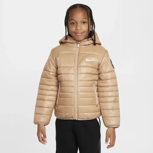 Nike Little дитячі Filled Quilted Куртка колір коричневий