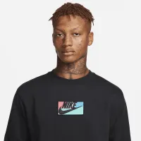Nike Club Fleece мужские Crew цвет черный