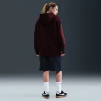 Nike Sportswear Phoenix Fleece женская оверсайз Full-Zip Толстовка с капюшоном цвет красный
