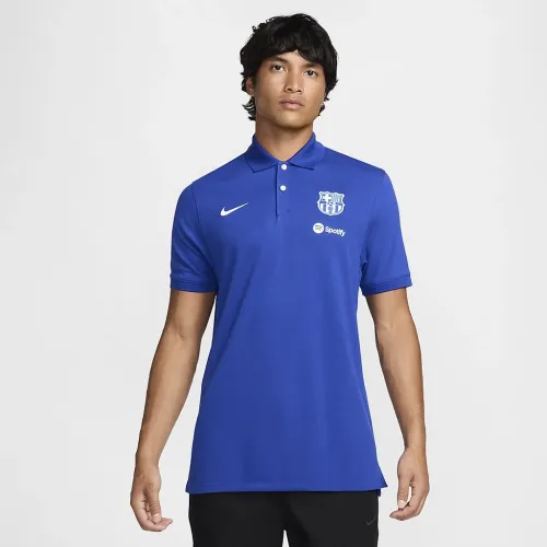 FC Barcelona The Nike Polo чоловічі Nike Dri-FIT Soccer Polo блакитний