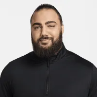 Nike Victory чоловічі Dri-FIT 1/2-Zip для гольфу Top колір чорний