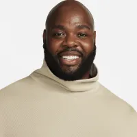 Nike Sportswear Tech Fleece Reimagined чоловічі оверсайз Turtleneck світшот колір коричневий