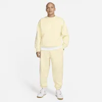 Nike Solo Swoosh мужские Fleece Crew цвет коричневый