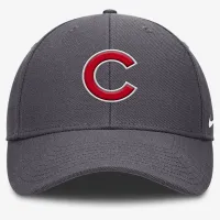 Chicago Cubs Club мужские Nike Dri-FIT MLB Adjustable Hat цвет серый