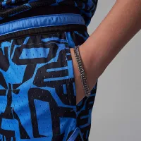 Nike Jordan Dri-FIT Big детские MJ Printed Sport Diamond шорты синий
