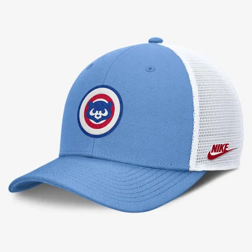 Chicago Cubs Cooperstown Rise мужские Nike Dri-FIT MLB Trucker Adjustable Hat синий