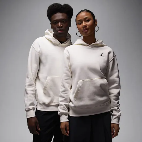 Nike Jordan Brooklyn Fleece чоловічі Pullover Толстовка з капюшоном колір білий