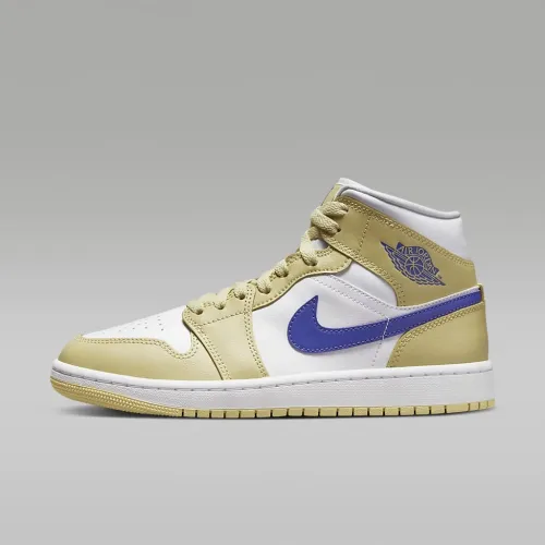 Nike Air Jordan 1 Mid жіноча Кросівки Yellow