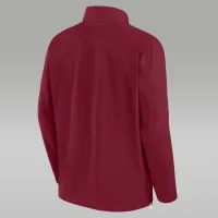Oklahoma Sooners Sideline Coach мужские Nike College 1/2-Zip Hooded Куртка цвет красный